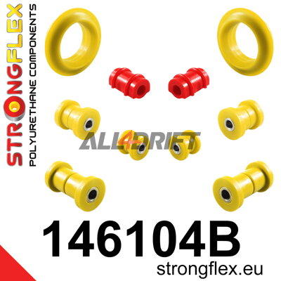 146104B Front suspension and rear subframe bush kit - Peugeot 309 (85-93)