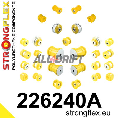 226240A Full suspension polyurethane bush kit SPORT Audi A1