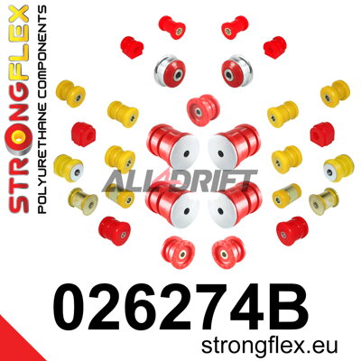 026274B Full suspension polyurethane bush kit Audi A1