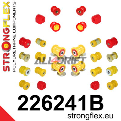 226241B Full suspension polyurethane bush kit - Volkswagen B6 FWD