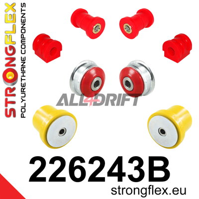 226243B Front suspension and rear subframe bush kit - Seat Mii (11-21)