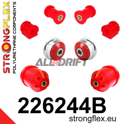 226244B Front suspension and rear trailing arm bush kit Audi / Seat / Škoda / VW