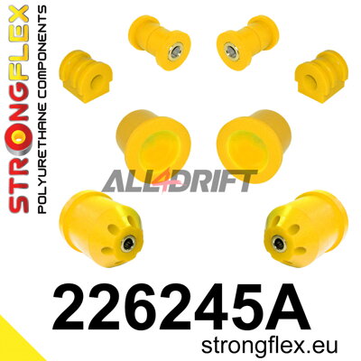 226245A Front suspension and rear subframe bush kit SPORT - Seat III (02-08) 6L