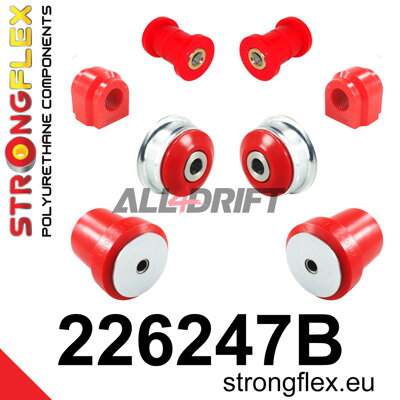 226247B Front suspension and rear trailing arm bush kit Audi / Seat / Škoda / VW