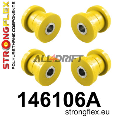 146106A Rear subframe bush kit SPORT - Peugeot 206 / 206+ (98-12)