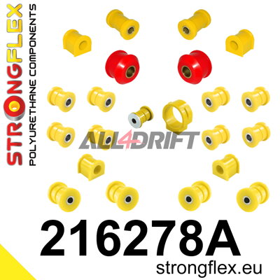 216278A Full suspension bush kit SPORT - Toyota AT200 ST202 ST204 FWD