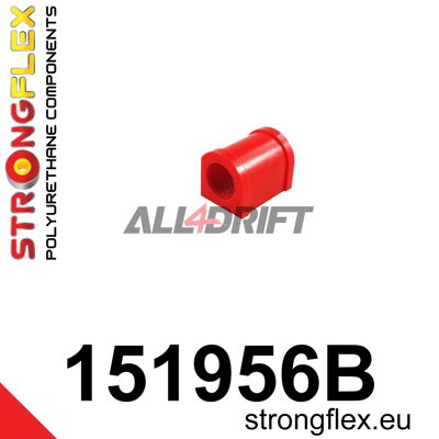 151956B Front anti roll bar bush (height 33mm) - Renault Rapid / Extra / Express (85-02)