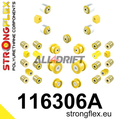 116306A Full suspension polyurethane bush kit SPORT - Mercedes R171 (04-11)