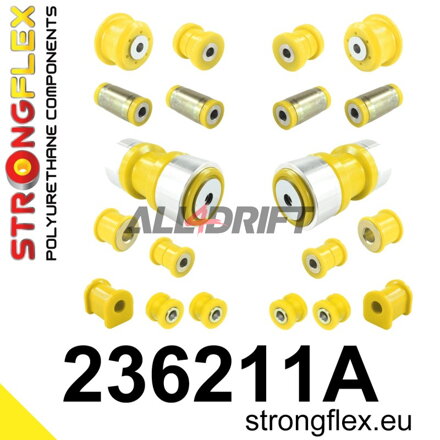 236211A Rear suspension bush kit SPORT Volvo 760 / 780 / 960