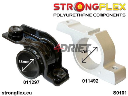 011492A Front lower arm rear bush SPORT - Alfa Romeo 147 (00-10) type 937