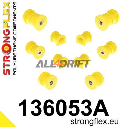 136053A Front and rear suspension bush kit SPORT Opel Corsa / Tigra