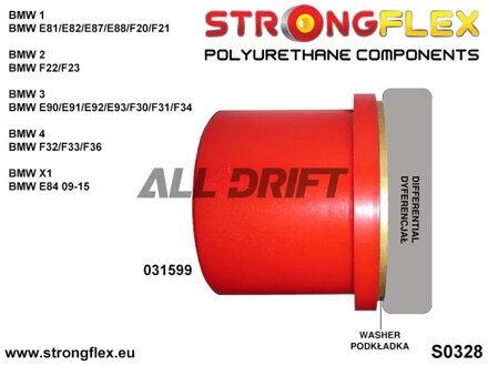 031599A Rear differential mount rear bush SPORT BMW