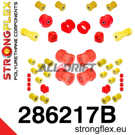 286217B Full suspension bush kit R33 R34 RWD - Nissan R33 (93-98) RWD