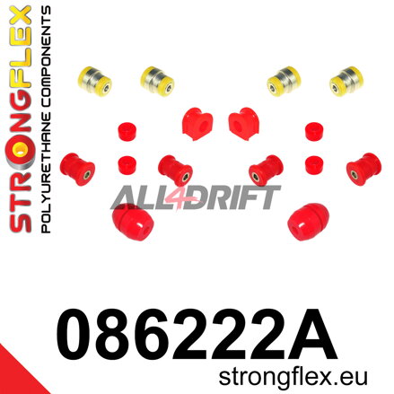 086222B Front suspension bush kit - Honda V (96-01)