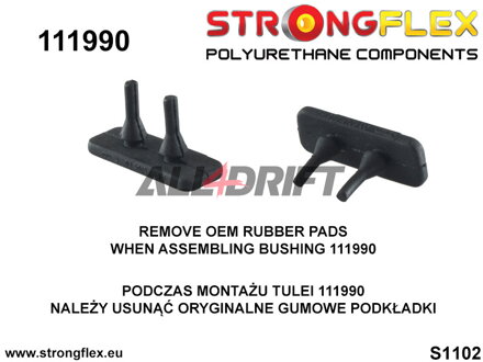 116250A Full suspension polyurethane bush kit SPORT - Mercedes W140 (91-98)