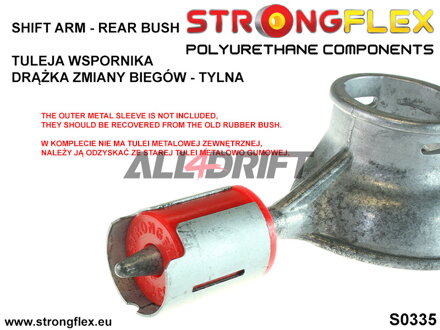 031933B Gear shift arm rear bush BMW