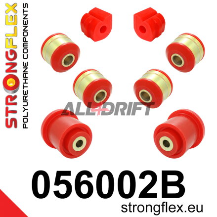 056002B Full suspension polyurethane bush kit Citroën / Peugeot