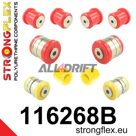 116268B Front suspension bush kit - Mercedes C216 RWD