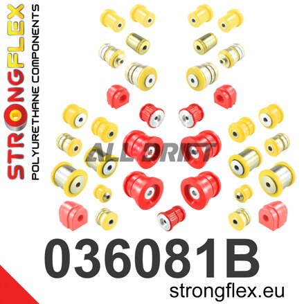036081B Full suspension polyurethane bush kit - BMW F01 / F02 RWD
