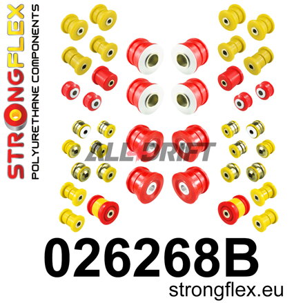 026268B Full suspension polyurethane bush kit - Porsche II (10-17)