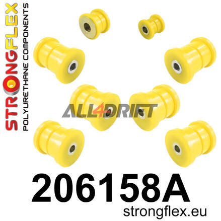 206158A Rear suspension bush kit SPORT