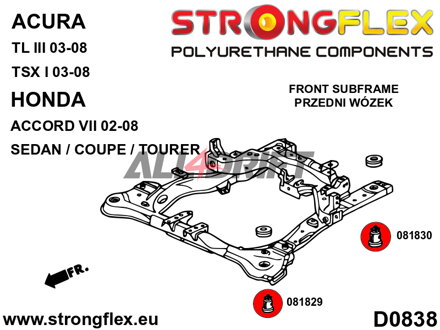 086234A Full suspension bush kit SPORT - Honda VII (02-08) Tourer CM