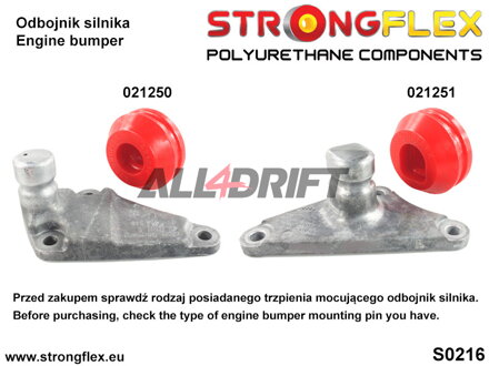 021250B Engine mount stop Audi / Škoda / VW