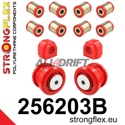 256203B Rear suspension bush kit up to 05/2003 - Mini Mini R50/R52/R53 (00-06)