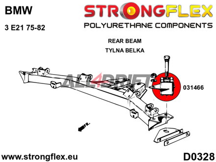 036098A Full suspension polyurethane bush kit SPORT - BMW I (75-82) E21