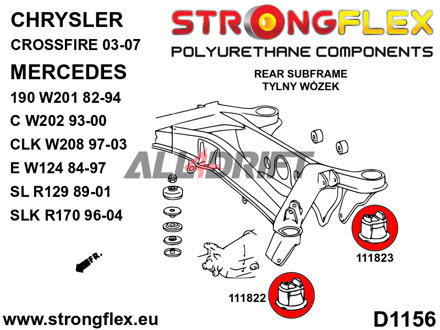 116240B Full suspension bush kit Chrysler / Mercedes