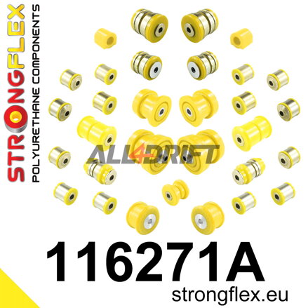 116271A Full suspension polyurethane bush kit SPORT - Mercedes W204 4MATIC