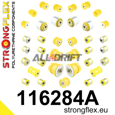 116284A Full suspension polyurethane bush kit AMG SPORT - Mercedes W211 AMG