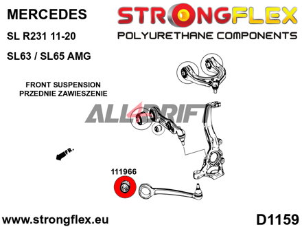 111966A Front suspension bush – front SPORT Mercedes