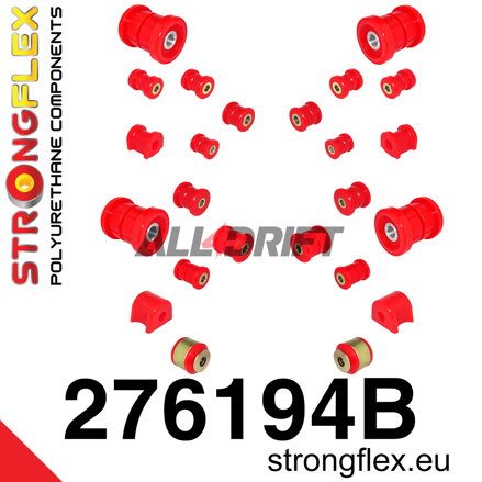 276194B Full suspension bush kit - Subaru I (12-21)