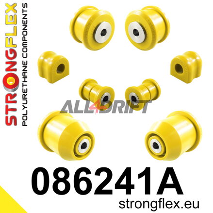 086241A Front suspension and rear beam bush kit SPORT - Honda IX (12-17) FK / FG / FA / FD