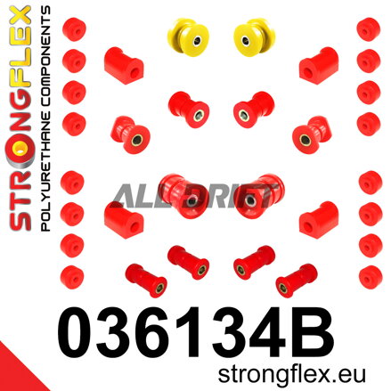 036134B Full suspension polyurethane bush kit BMW E3 / E9 / E12 / E24
