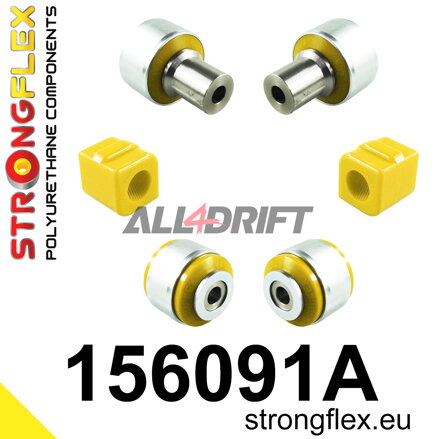 156091A Front suspension bush kit SPORT - Renault III (14-18)