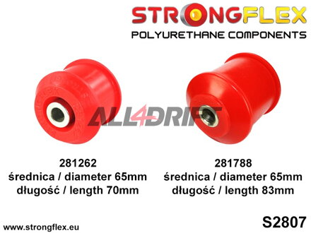 286216A Full suspension bush kit R32 AWD SPORT - Nissan R32 (89-94) AWD