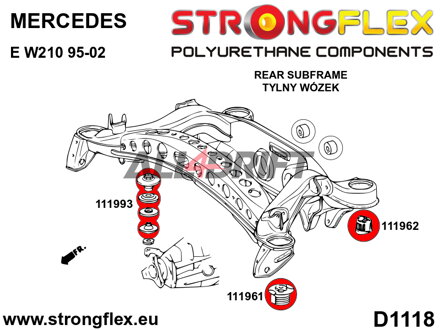 111993A Rear differential mount – front SPORT - Mercedes W140 (91-98)