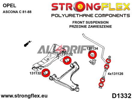 131126B Front eye bolt mount bush