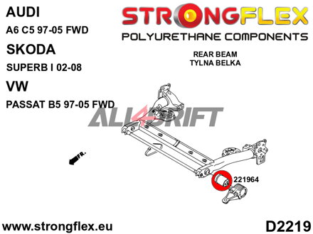 026280A Full suspension bush kit SPORT Audi / Škoda / VW