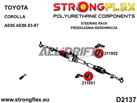 216254B Full Suspension bush kit - Toyota RWD (83-87) AE85 / AE86