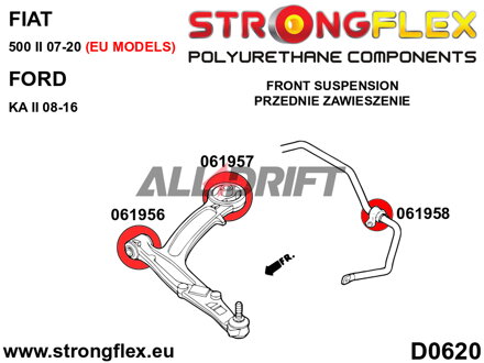 066066A Front suspension bush kit SPORT