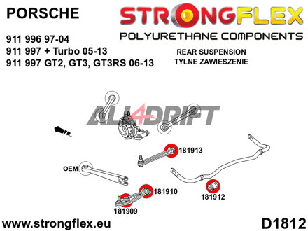 181909A Arm – outer bush SPORT - Porsche 911 996 (97-04)